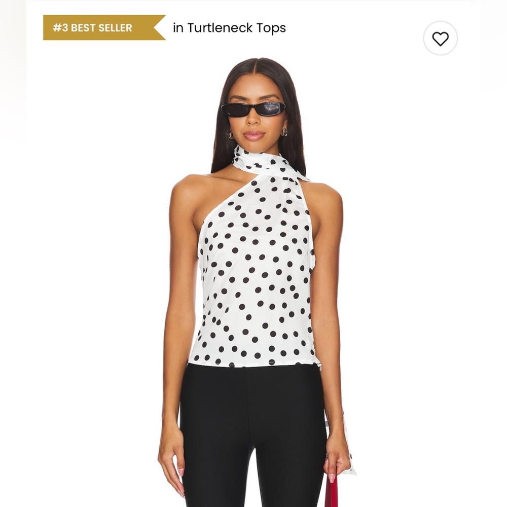 Polka Dot Halter Neck Top